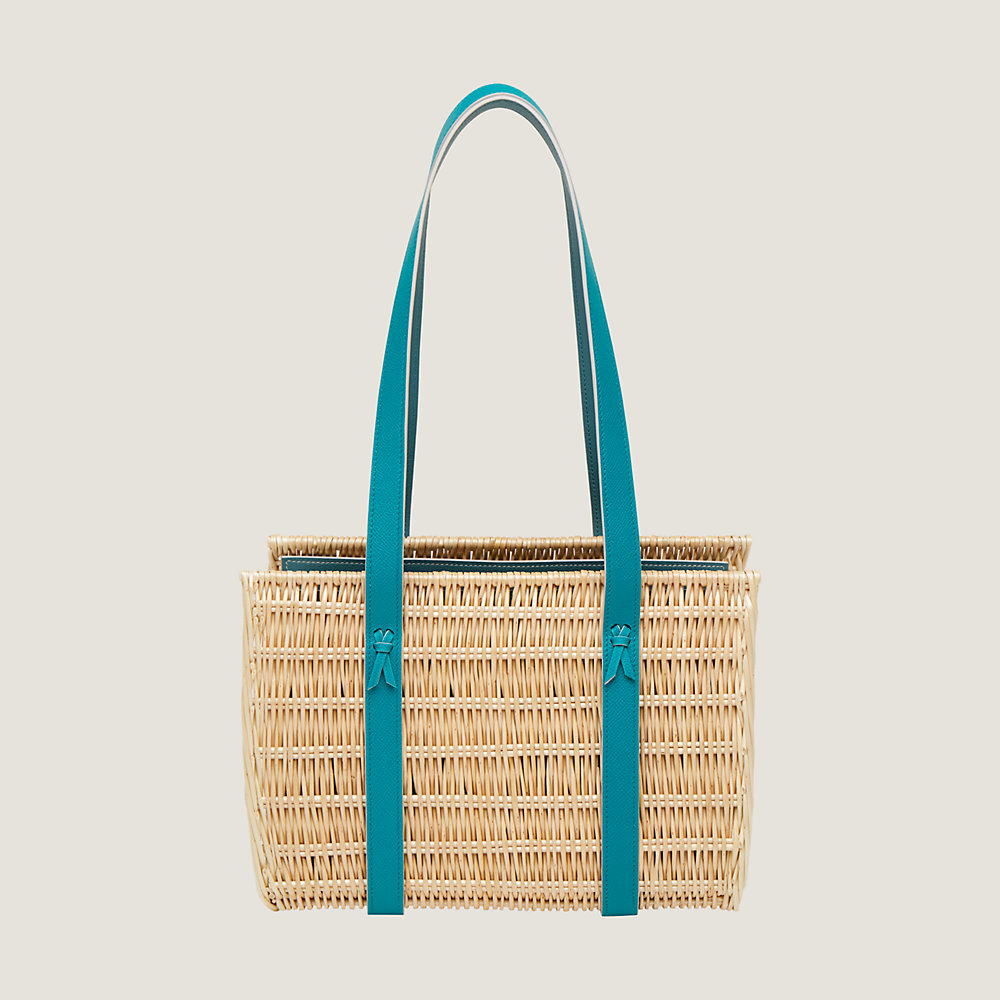 Hermes rattan online bag